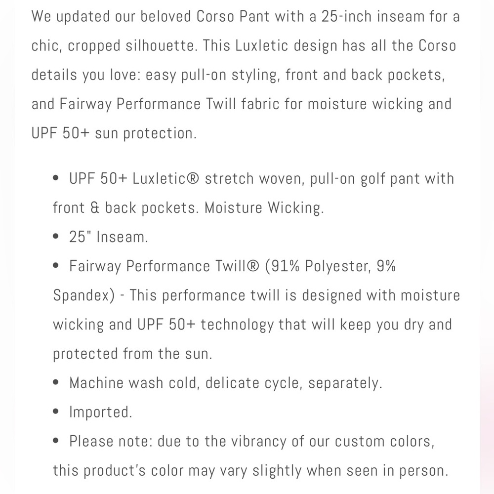 EUC Lilly Pulitzer Corso Crop Anniversary Toile - Picture 6 of 6